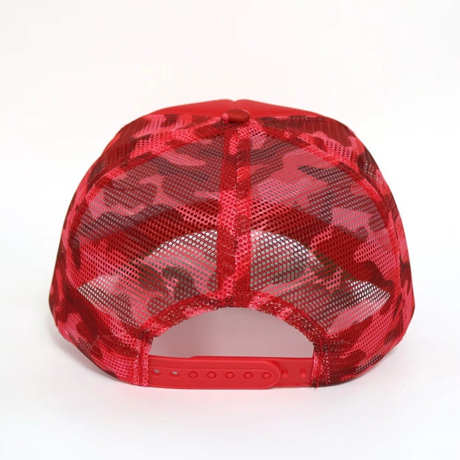RED DOT CAMO HAT