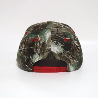 Red woodland hat