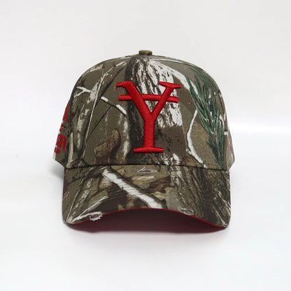 Red woodland hat