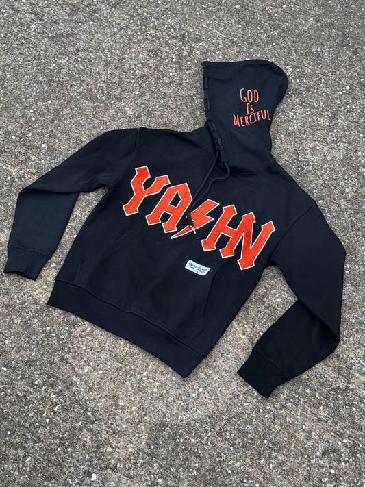 yahn rockstar black hoodie