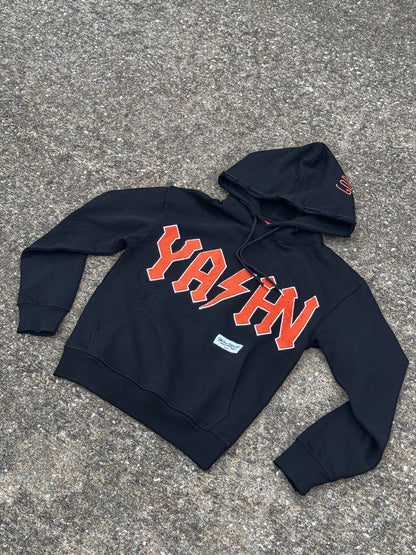 yahn rockstar black hoodie